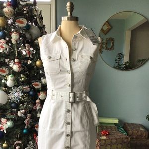 NWT Denim Sleeveless Dress